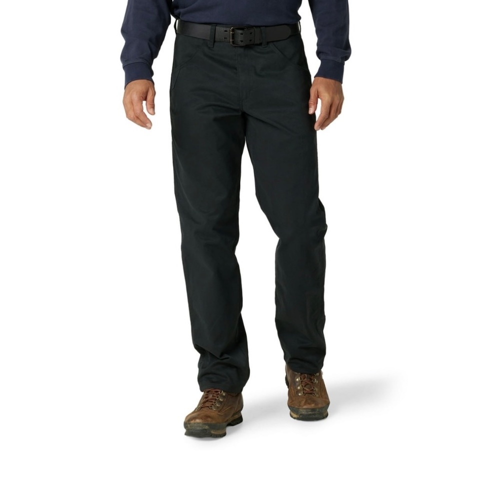 Wrangler Workwear Relaxed Pant, Jet Black size 44x32